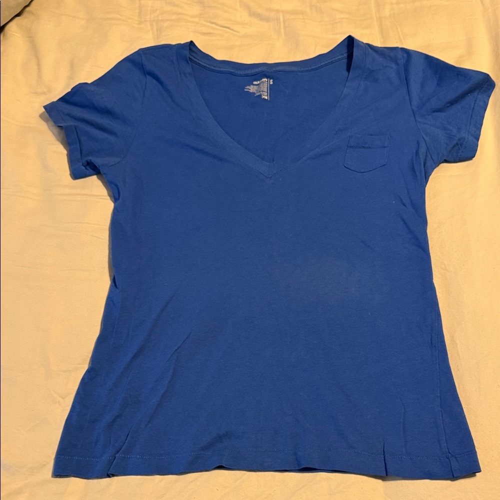 Old Navy Women's Short Sleeve Blue Tee